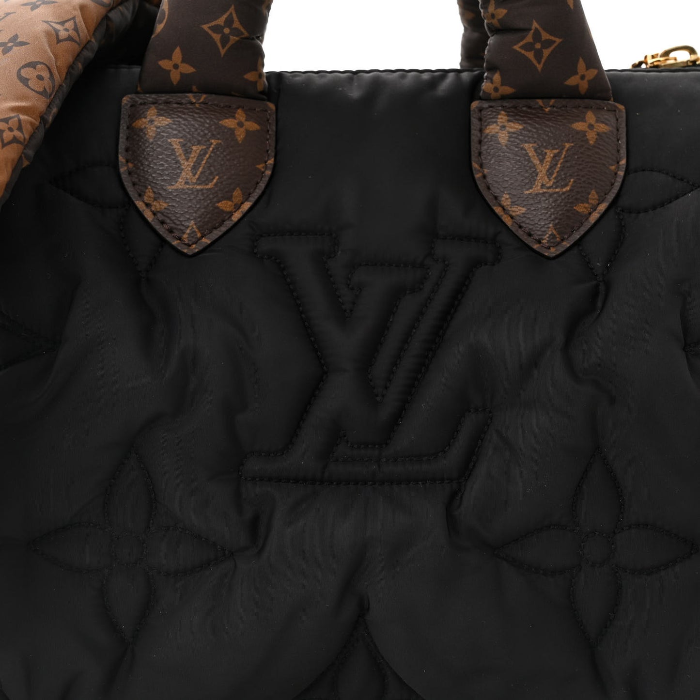 Econyl Mini Monogram Pillow Speedy Bandouliere 25 Black