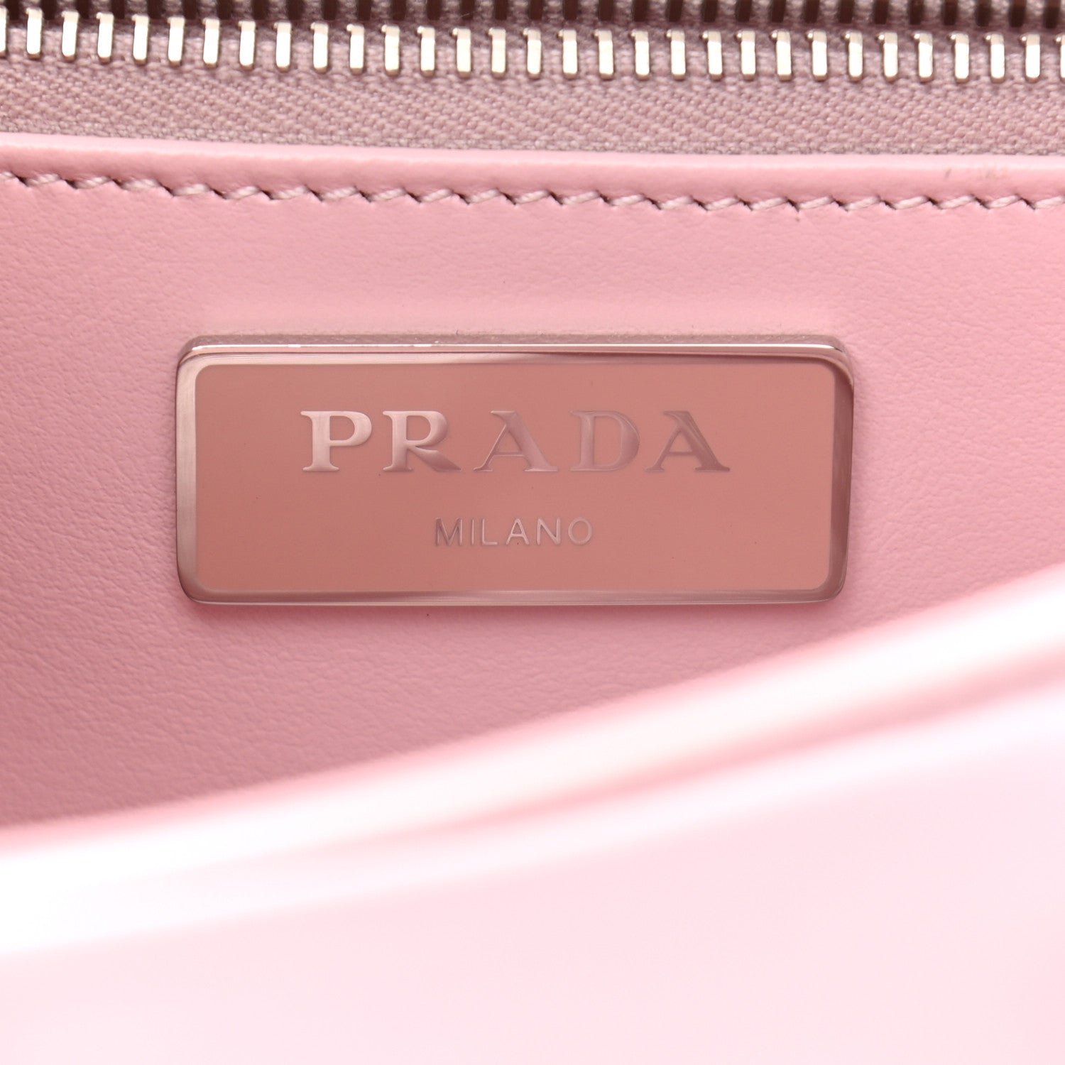 Prada Re-Nylon Spazzolato Double Pocket Buckle Shoulder Bag Alabastro 6 of 10