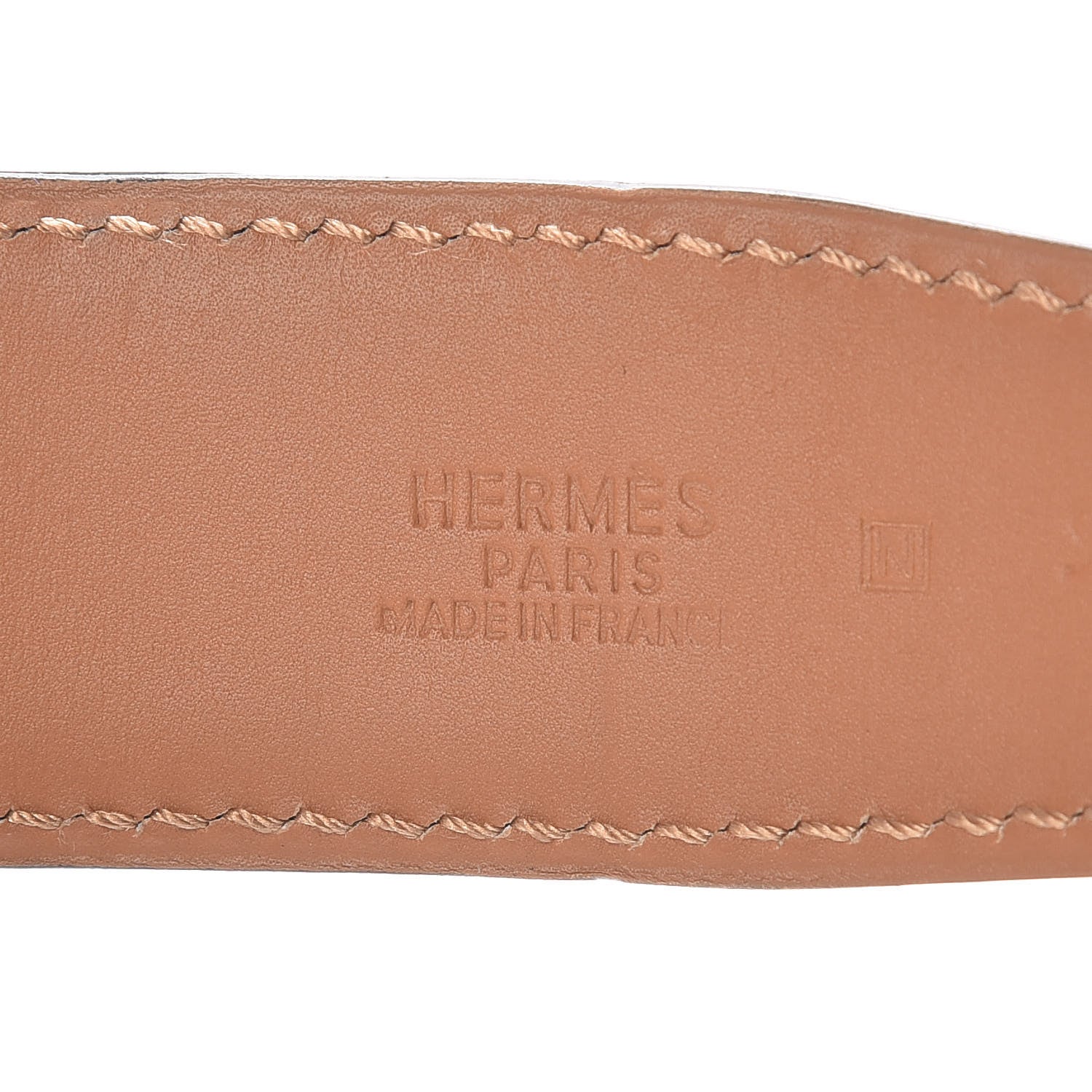 Hermes Ostrich 32mm Collier De Chien CDC Belt 90 Gris Agate 4 of 8