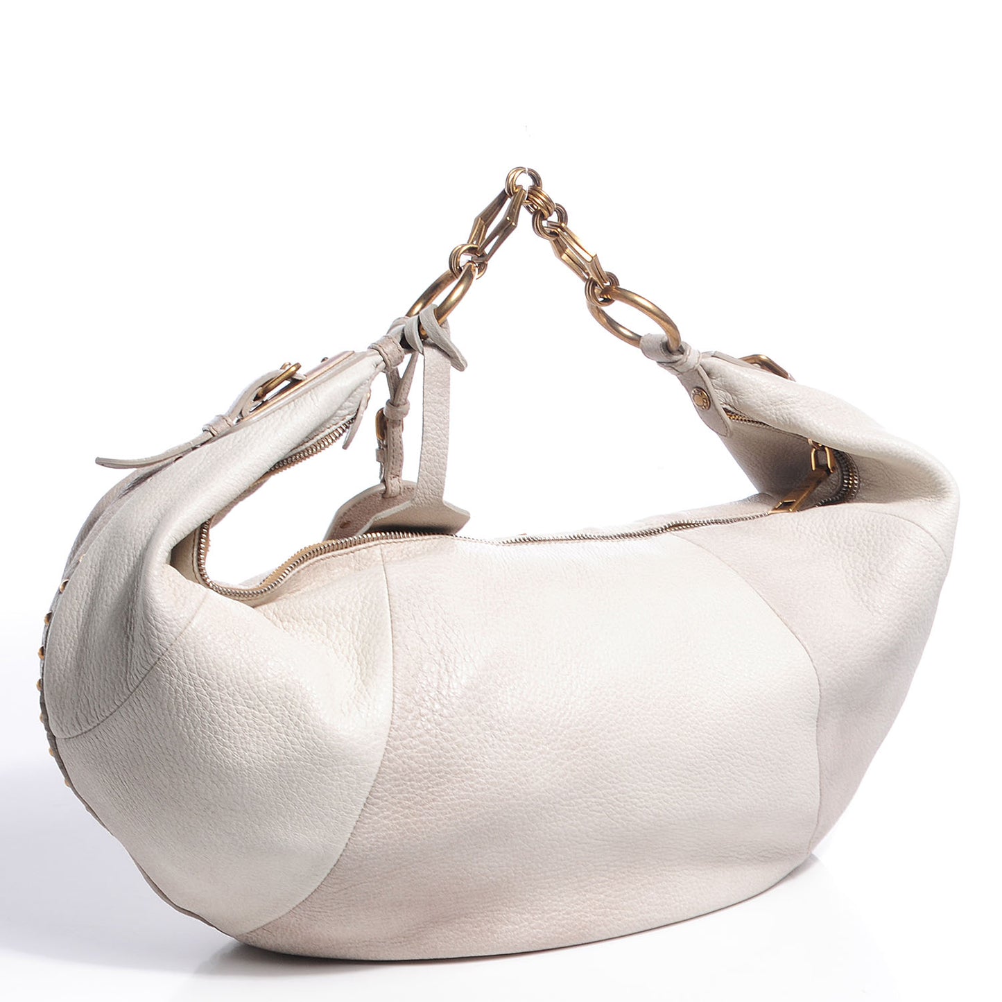 Deerskin Tamponato Hobo White