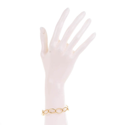 Tiffany 18K Yellow Gold Oval Link Bracelet 2 of 4