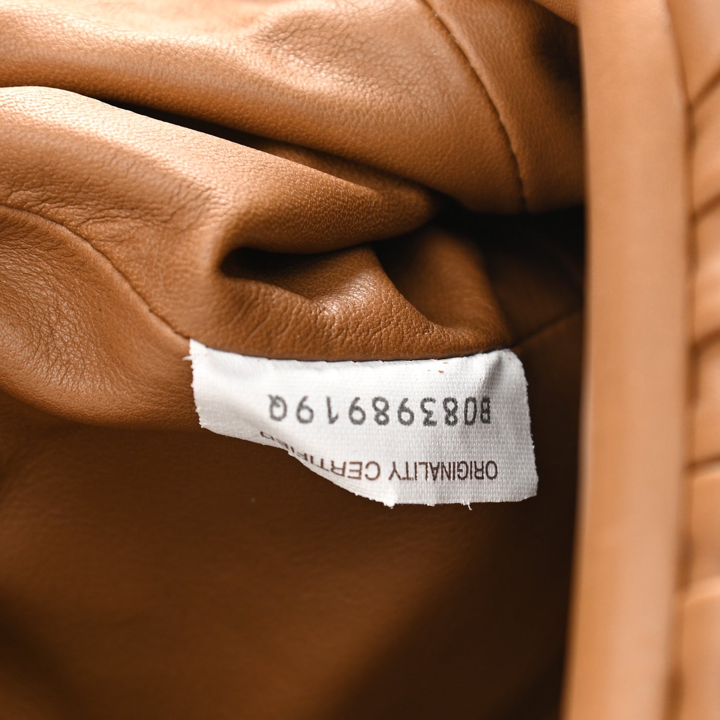 Butter Calfskin The Mini Pouch Cammello