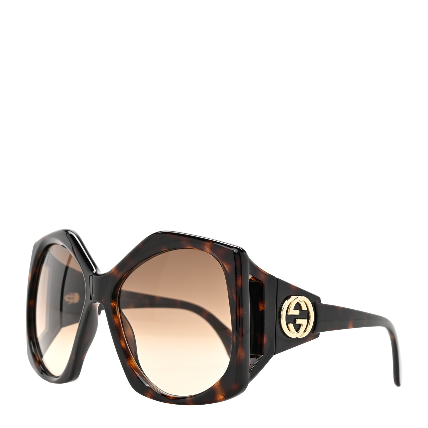 Acetate Round Sunglasses GG0875S Tortoise