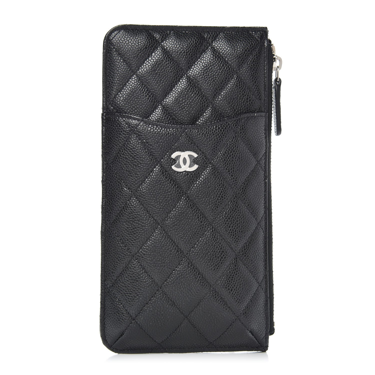 Chanel Caviar Quilted Classic iPhone Pouch Black 1 of 8