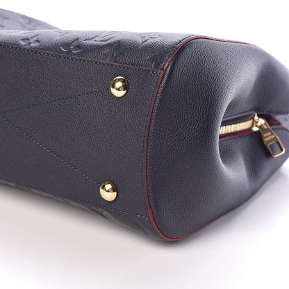 Louis Vuitton Empreinte Montaigne MM Marine Rouge 10 of 11