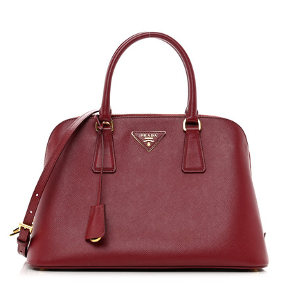 Prada Saffiano Lux Medium Open Promenade Tote Cerise 1 of 10