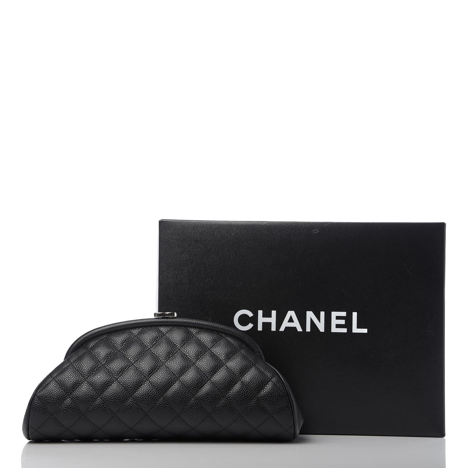 Chanel Caviar Quilted Timeless Clutch Black 11 of 11