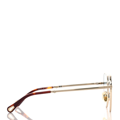 Chloe Metal Heart Folding Sunglasses CH0071S Gold 3 of 9