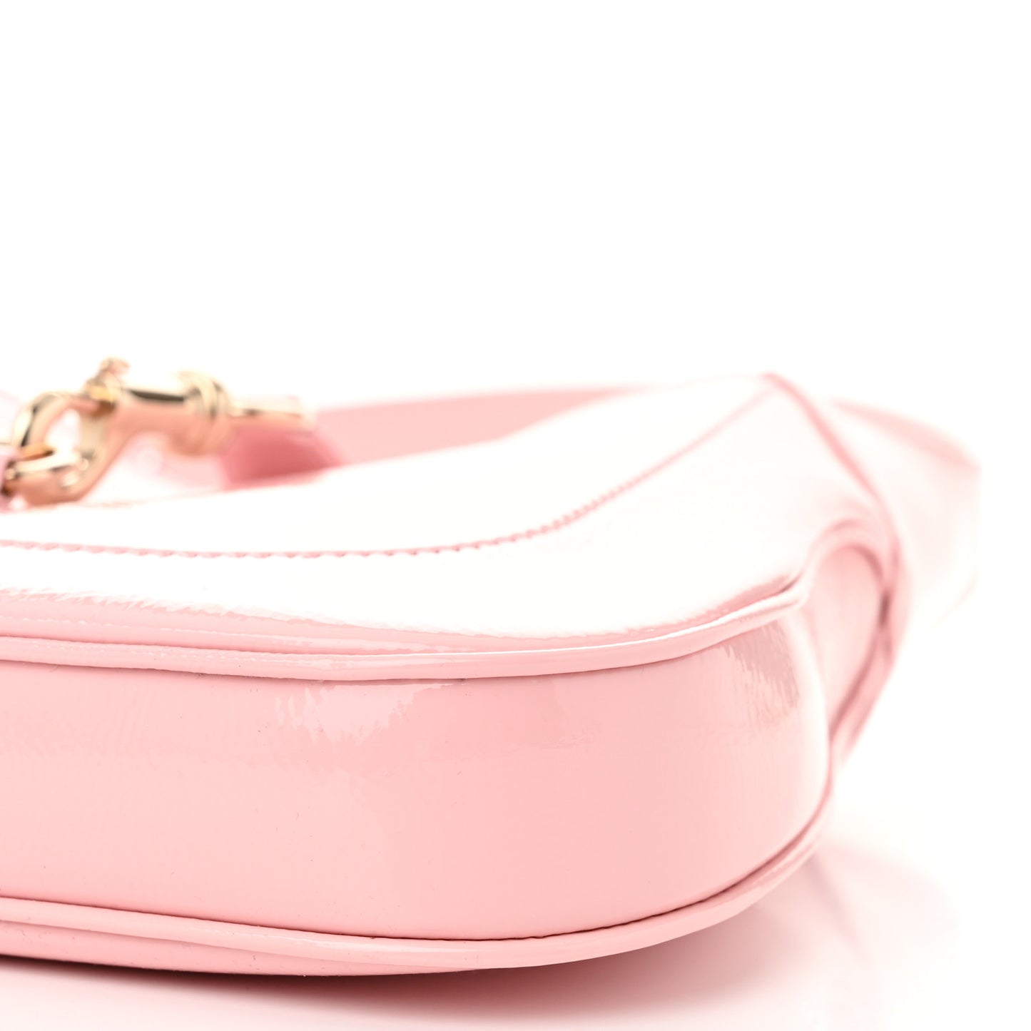 Patent Calfskin Small Jackie 1961 Hobo Light Pink