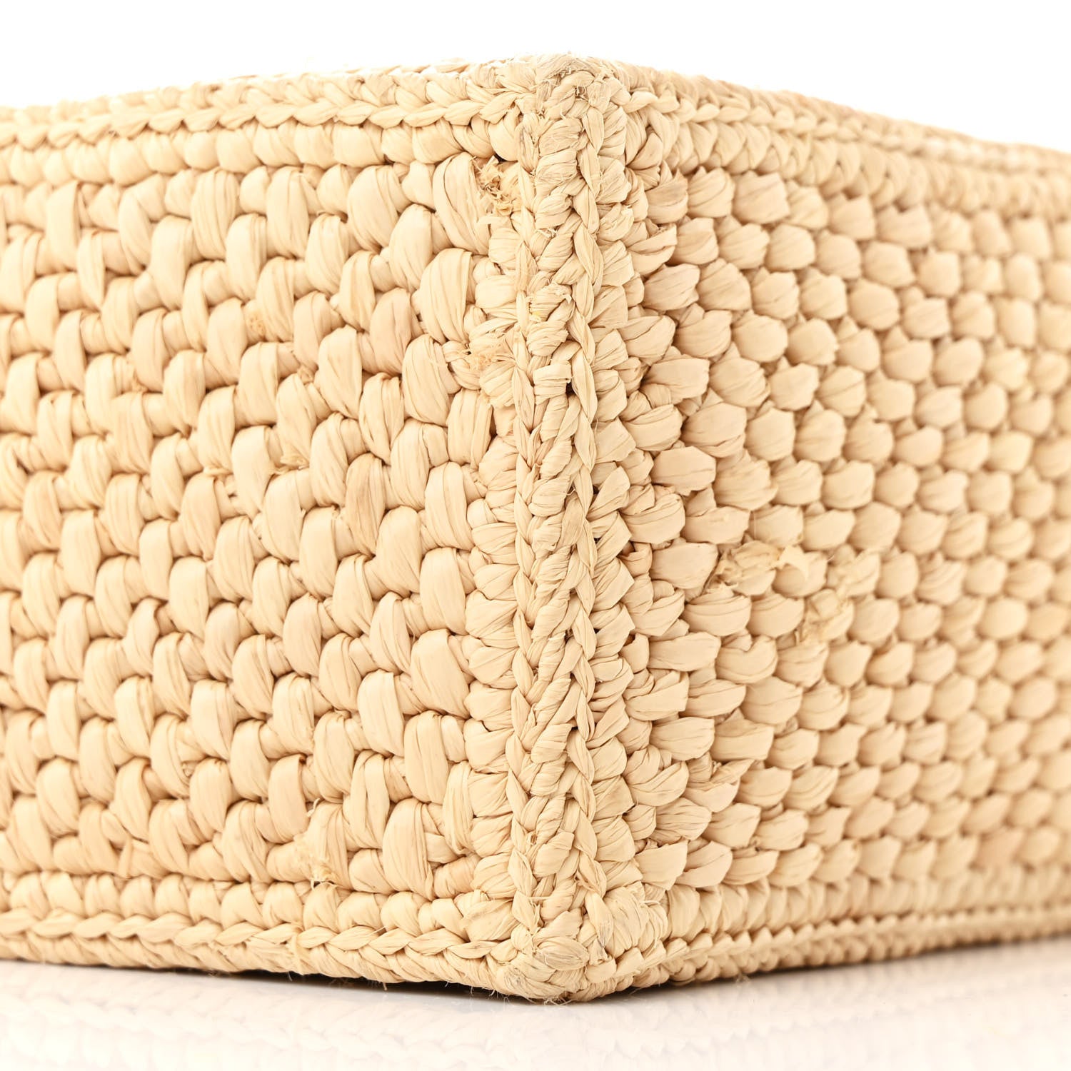 Loewe X PAULA'S IBIZA Raffia Font Tote Natural Tan 9 of 9