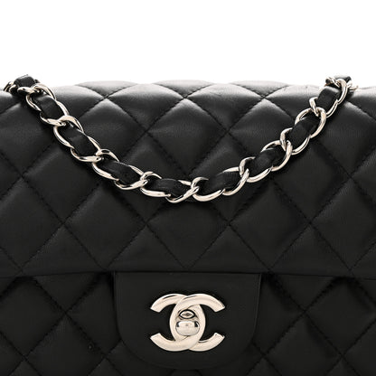 Chanel Lambskin Quilted Mini Rectangular Flap Black 8 of 10