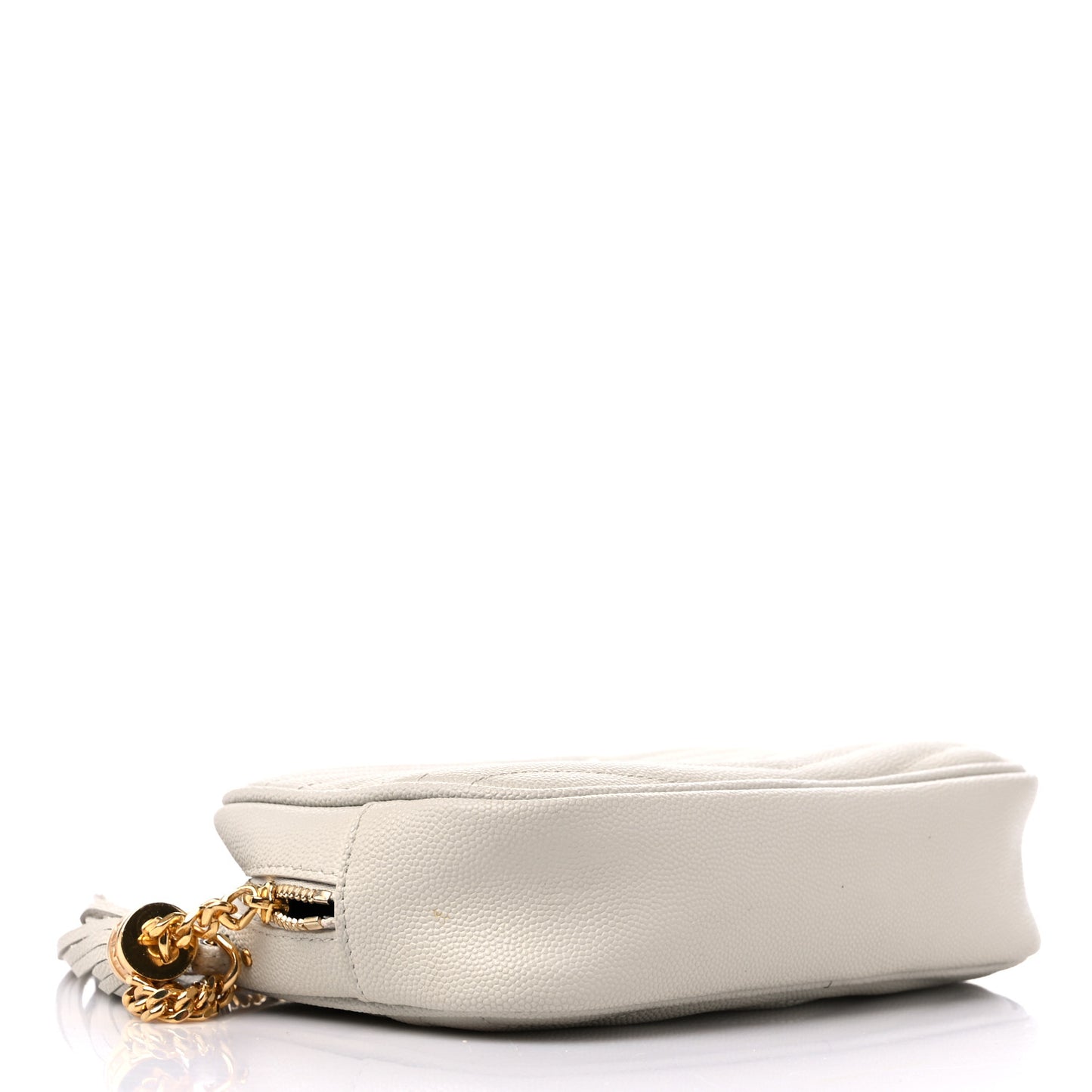 Grain De Poudre Matelasse Monogram Mini Lou Camera Bag Blanc Vintage