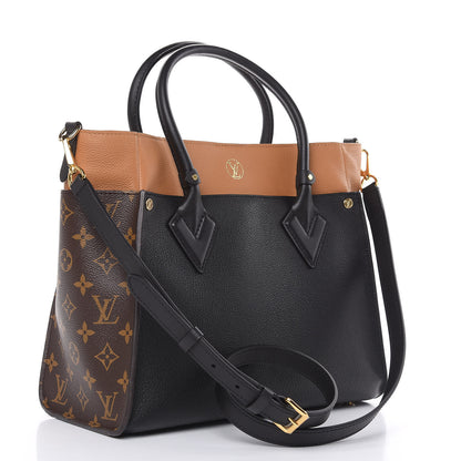Louis Vuitton Calfskin Monogram On My Side Black 3 of 11