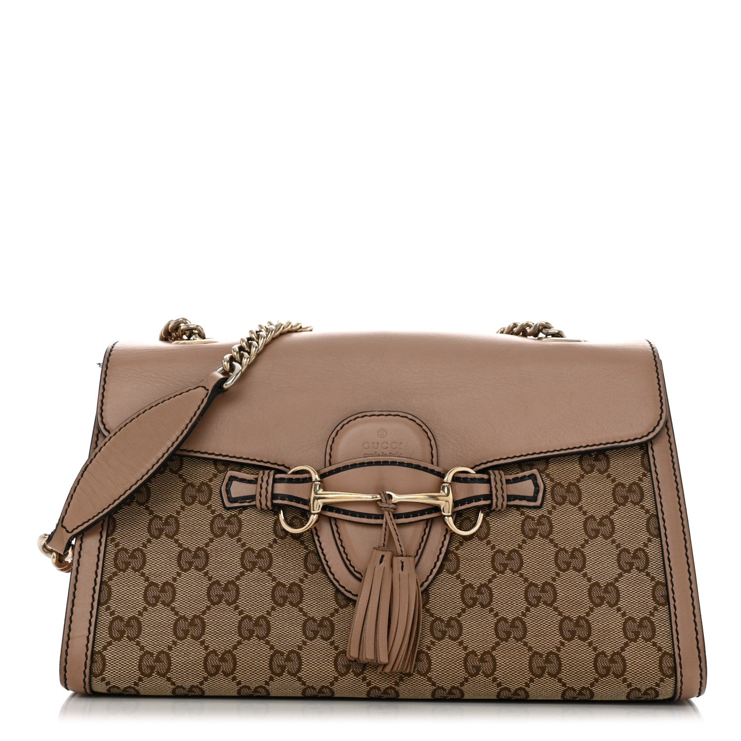 Gucci Monogram Medium Emily Chain Shoulder Bag Light Pink 1 of 17