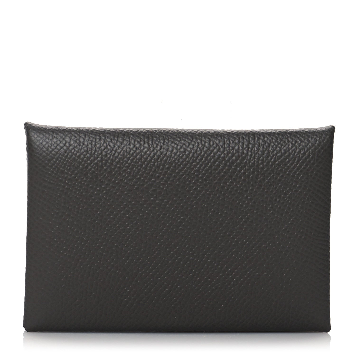 Hermes Epsom Calvi Card Case Gris Meyer 1 of 9