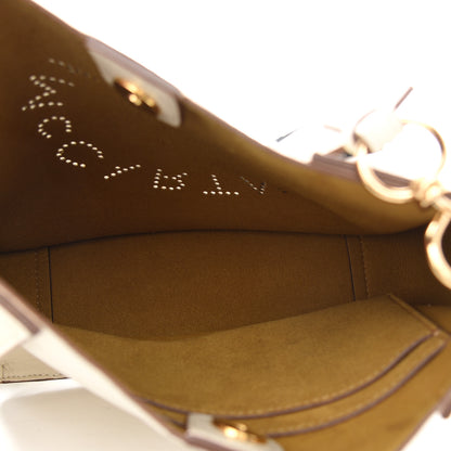 Stella McCartney Eco Alter Nappa Perforated Logo Mini Crossbody White 5 of 10