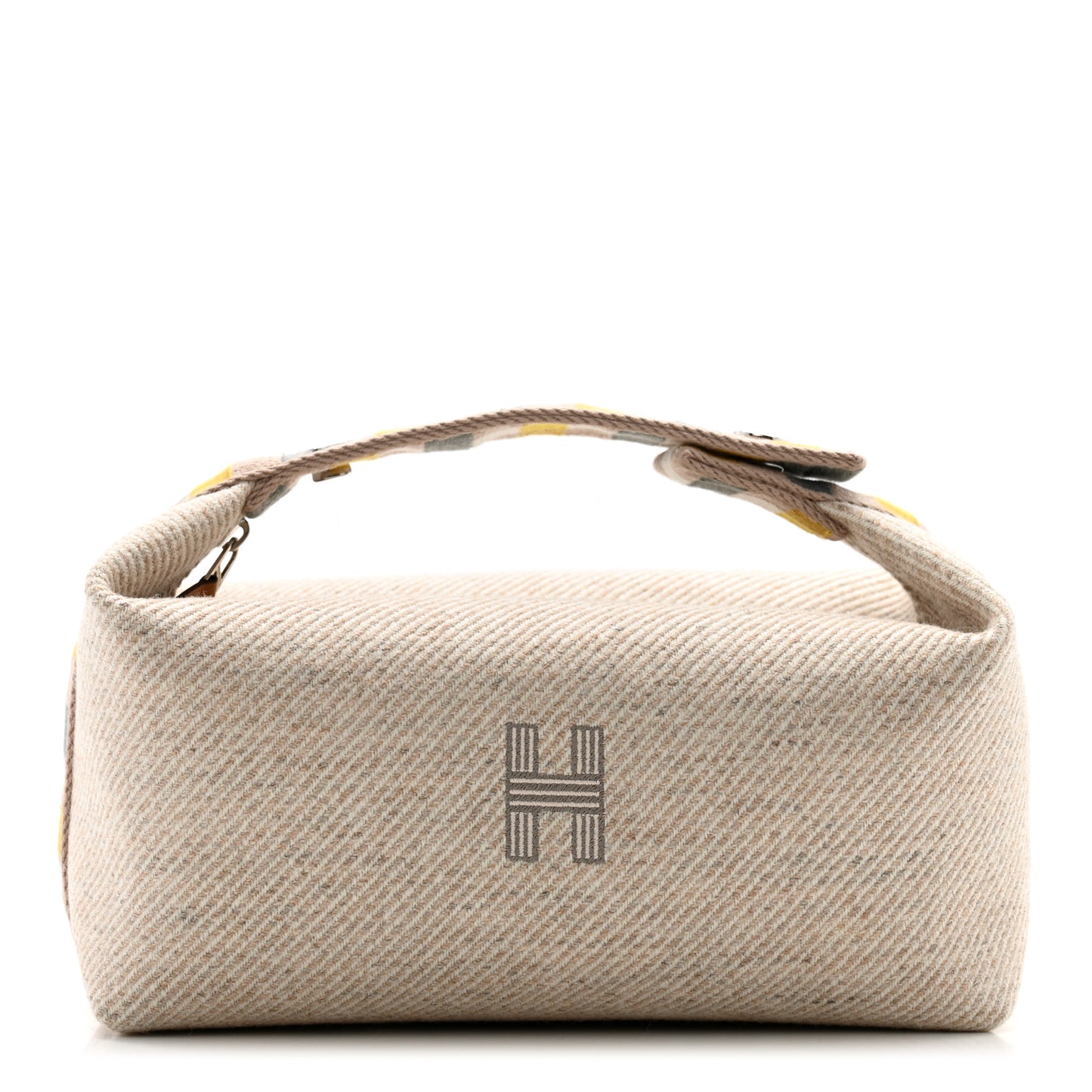 Wool Small Au Carre Bride-A-Brac Pouch Seigle