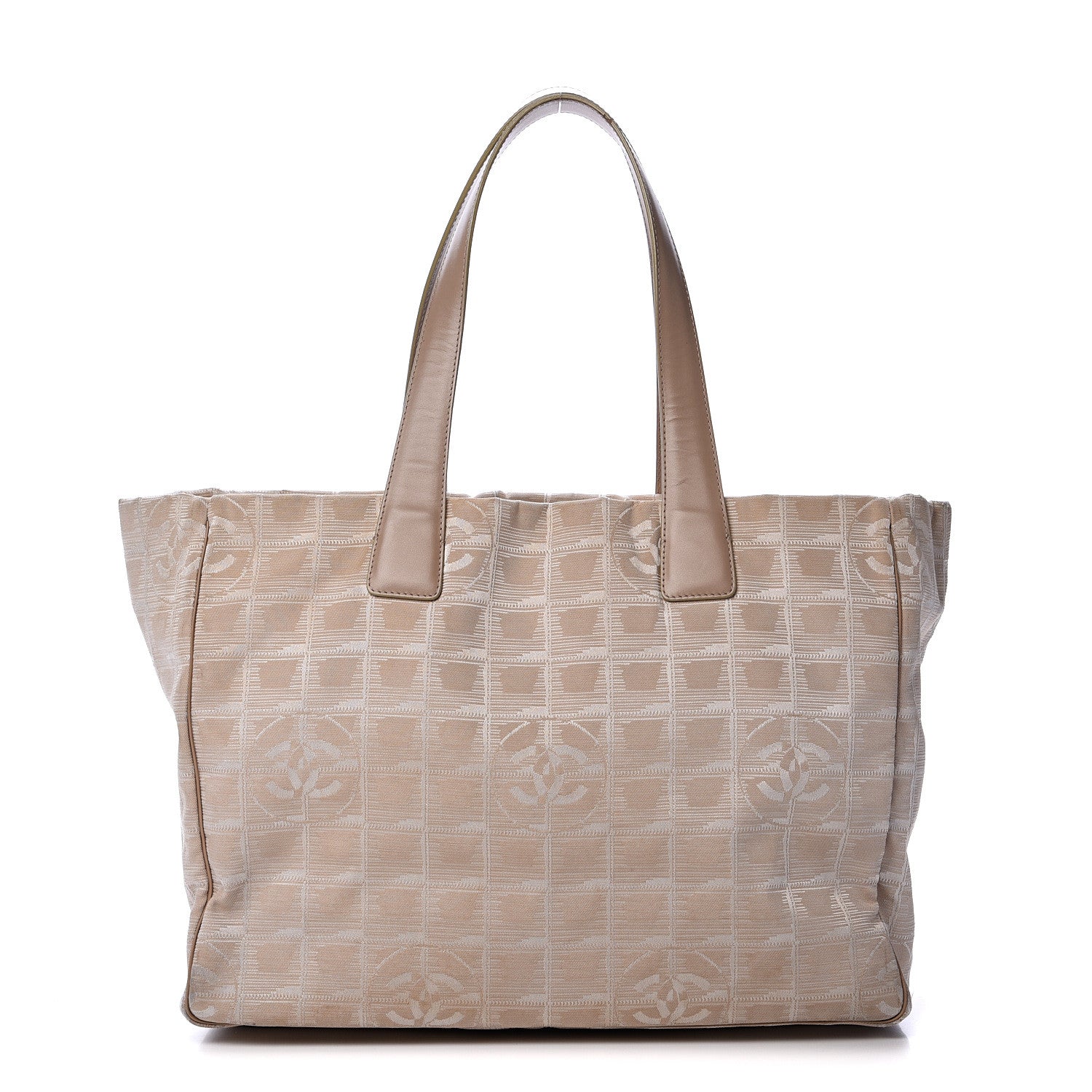 Chanel Nylon Medium Travel Tote Beige 1 of 15