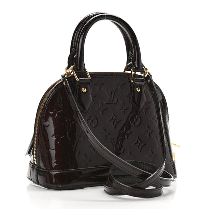 Louis Vuitton Vernis Alma BB Amarante 3 of 10