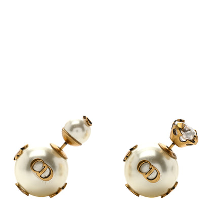 Christian Dior Mise En Dior Tribal Crystal Charm Earrings 1 of 4
