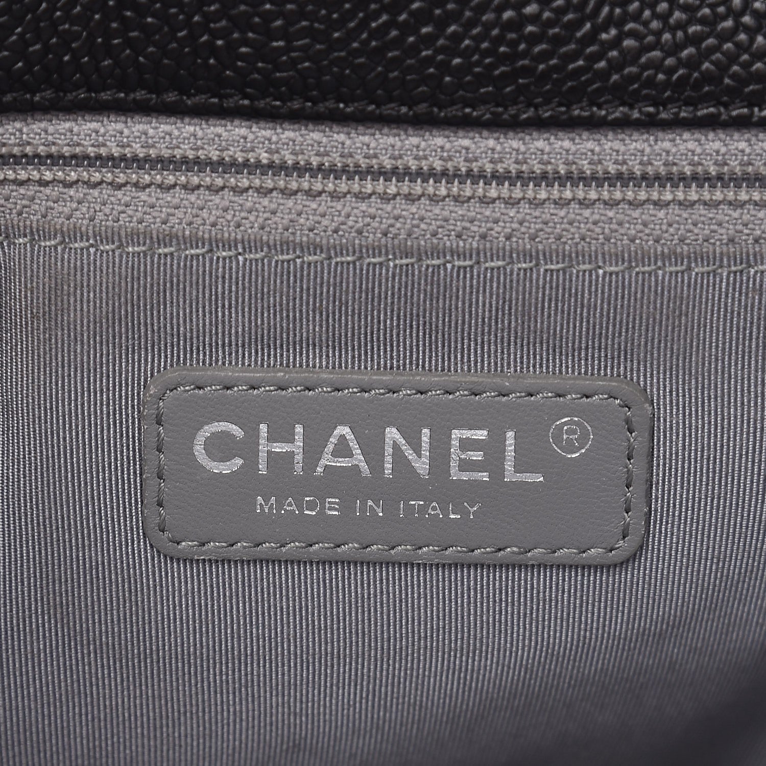 Chanel Caviar Quilted Large French Riviera Flap Black 7 of 9
