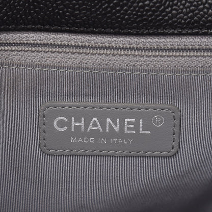 Chanel Caviar Quilted Large French Riviera Flap Black 7 of 9