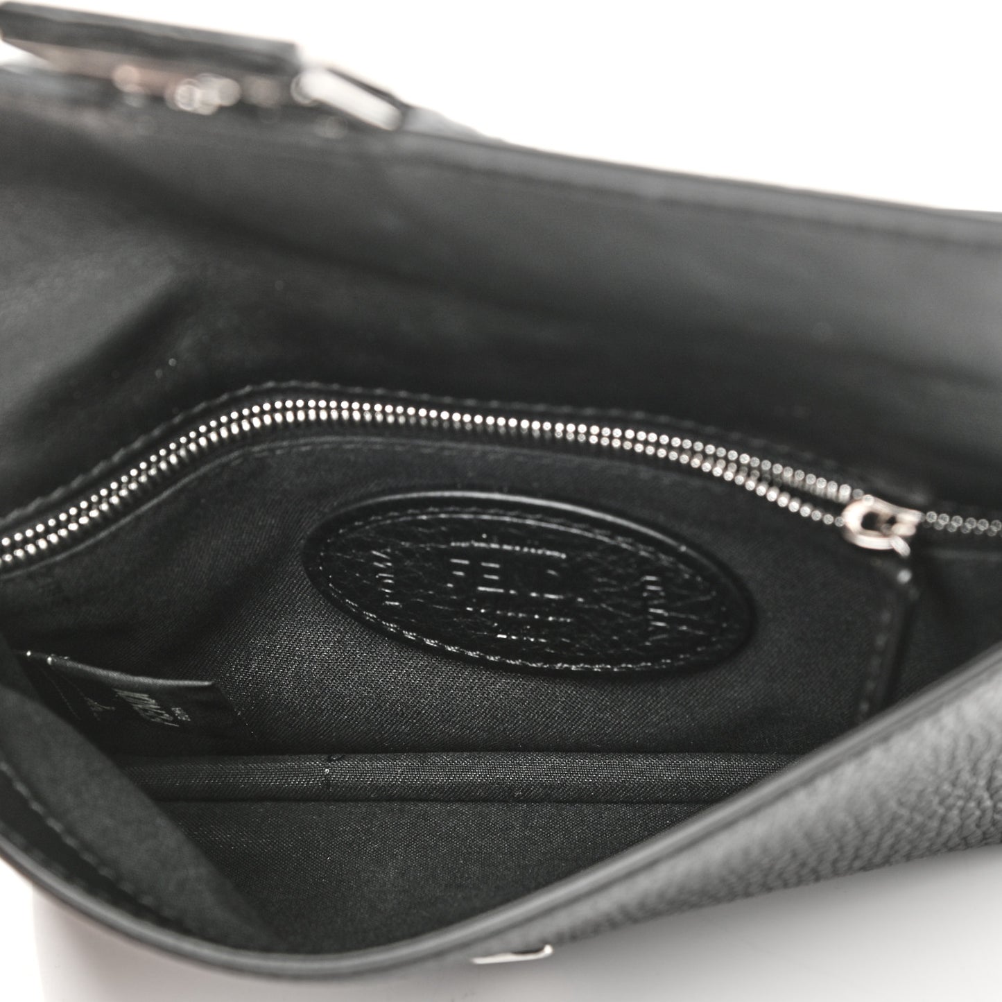 Cuoio Romano Selleria Baguette Belt Pouch Black
