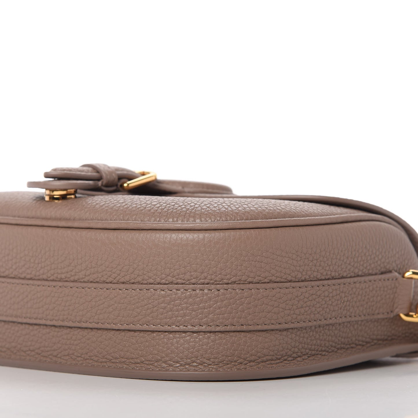 Grained Calfskin Medium Bobby Flap Warm Taupe