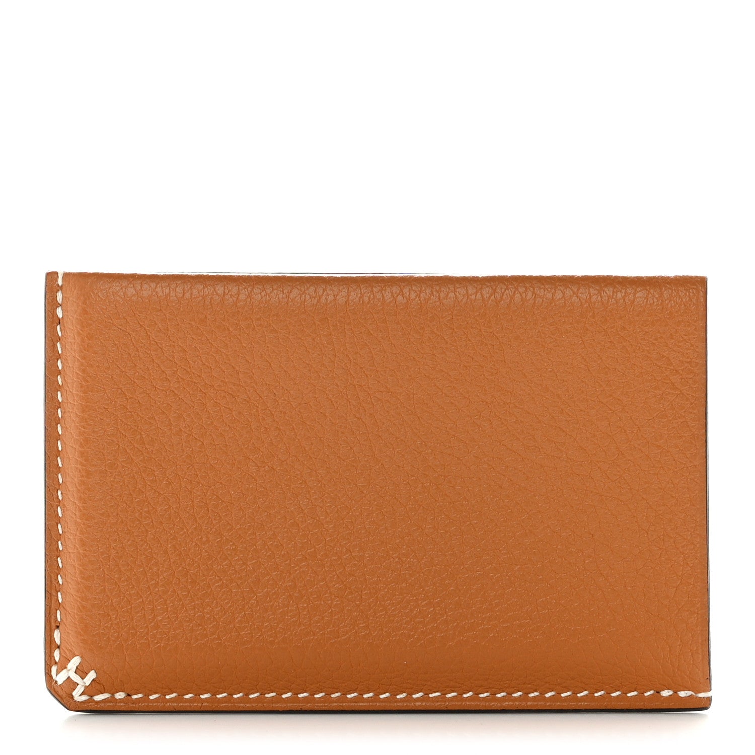 Hermes Evercolor Sellier Card Holder Caramel 1 of 8