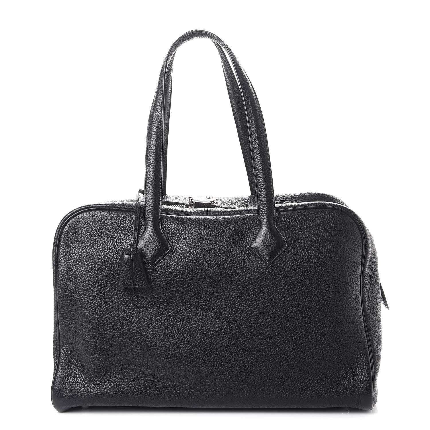 Hermes Taurillon Clemence Victoria II 35 Black 1 of 9