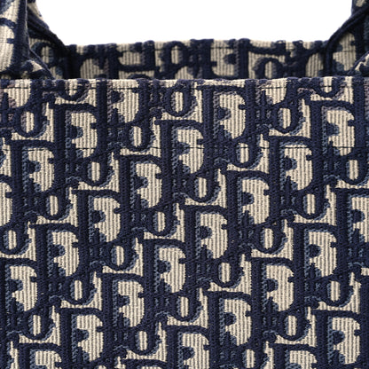Christian Dior Oblique Large Book Tote Blue Multicolor 8 of 10