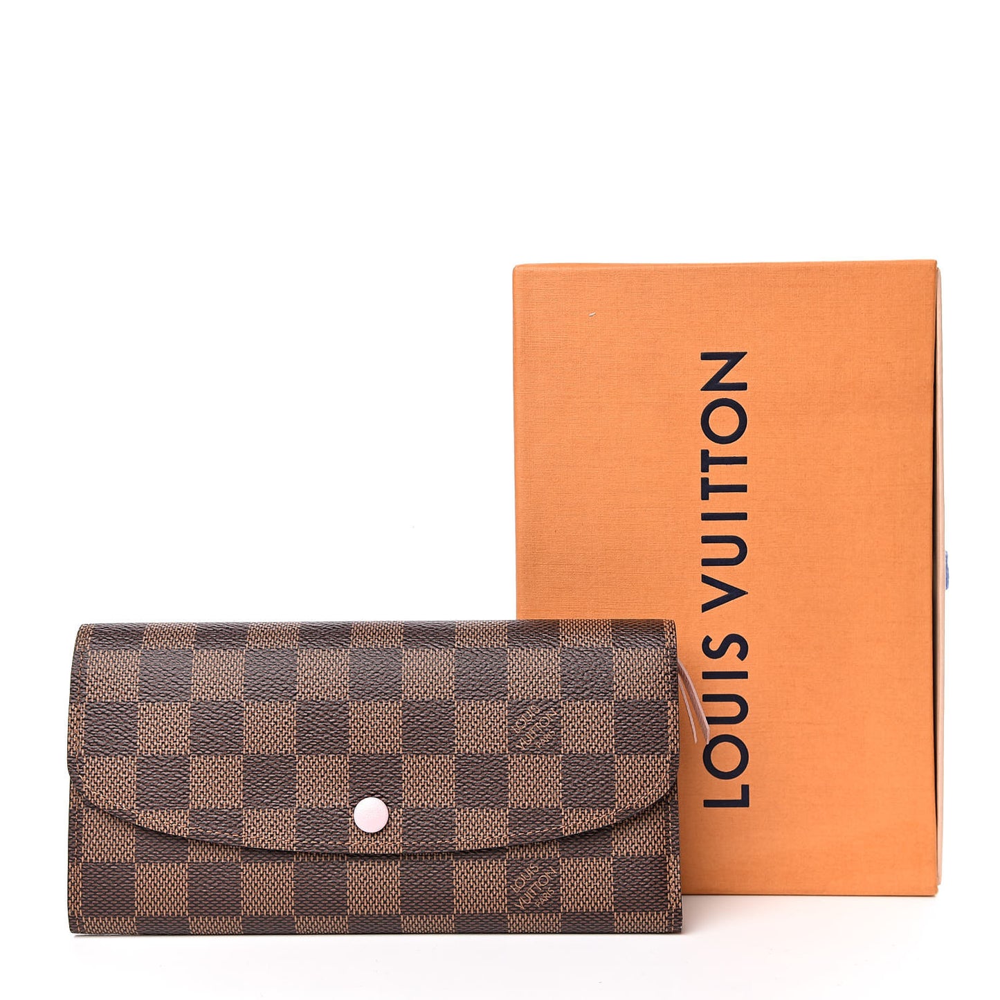 Damier Ebene Emilie Wallet Rose Ballerine