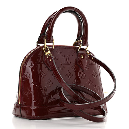 Louis Vuitton Vernis Alma BB Griotte 3 of 8
