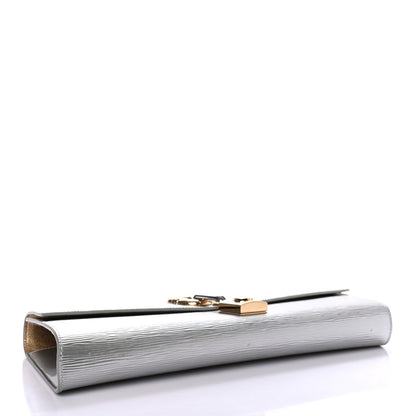Louis Vuitton Epi Blade Clutch Silver 5 of 8
