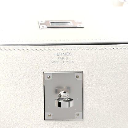 Hermes Evercolor Kelly Retourne 28 White 6 of 10