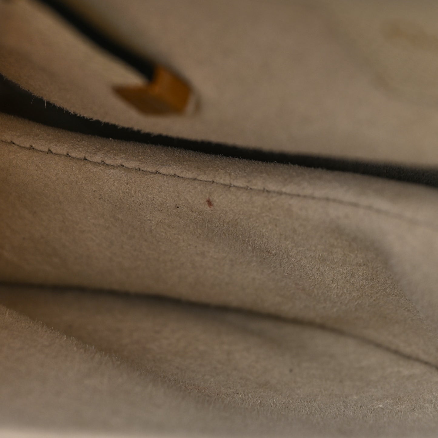 Grained Calfskin Saddle Bag White