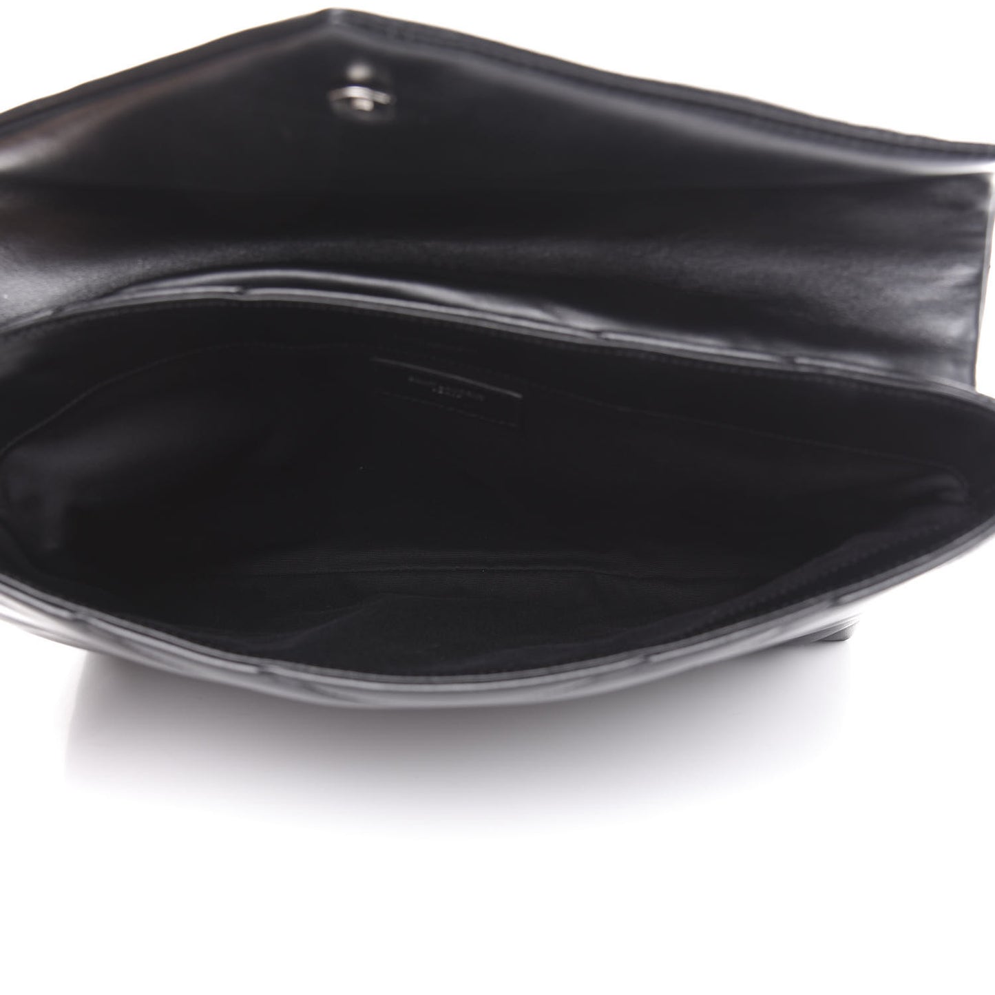 Calfskin Y Quilted Monogram Loulou Document Holder Black