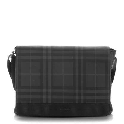 Burberry Smoked Check Messenger Bag 1 of 12