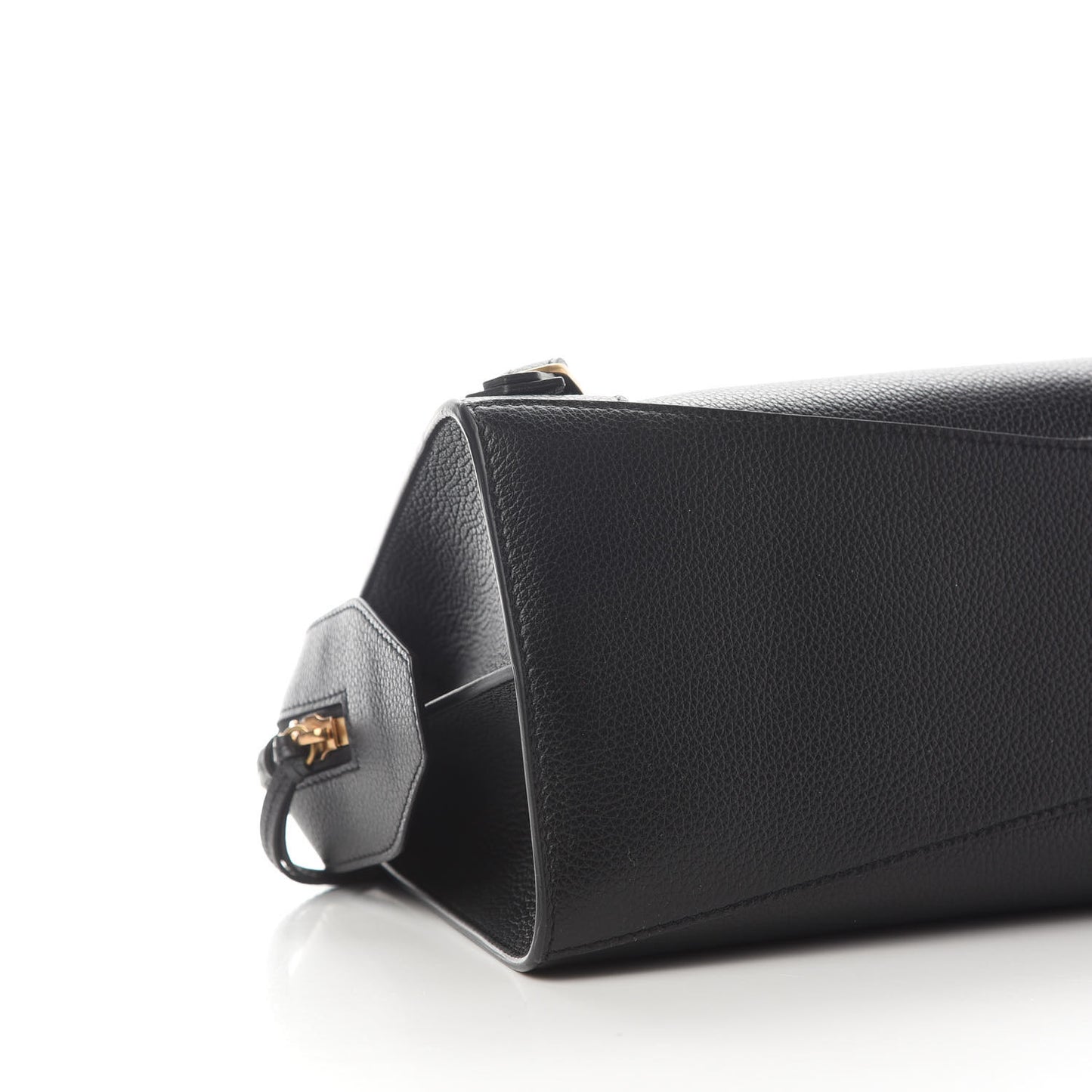 Grained Calfskin Neo Classic Gold Hardware S City Black