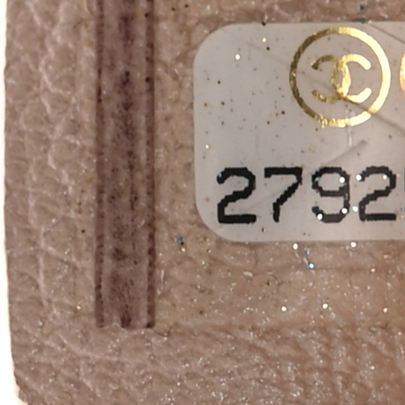 Iridescent Calfskin Quilted All About Waist Belt Bag Beige