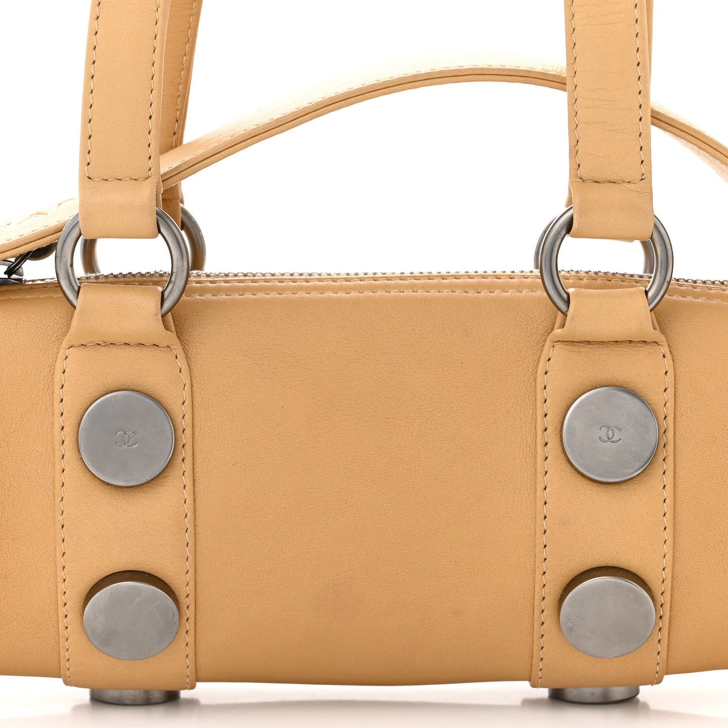 Lambskin CC Shoulder Bag Beige