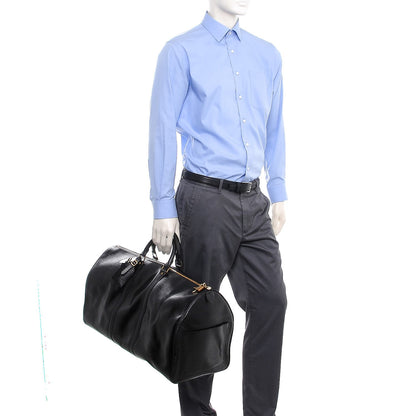 Louis Vuitton Epi Keepall 55 Black 2 of 12