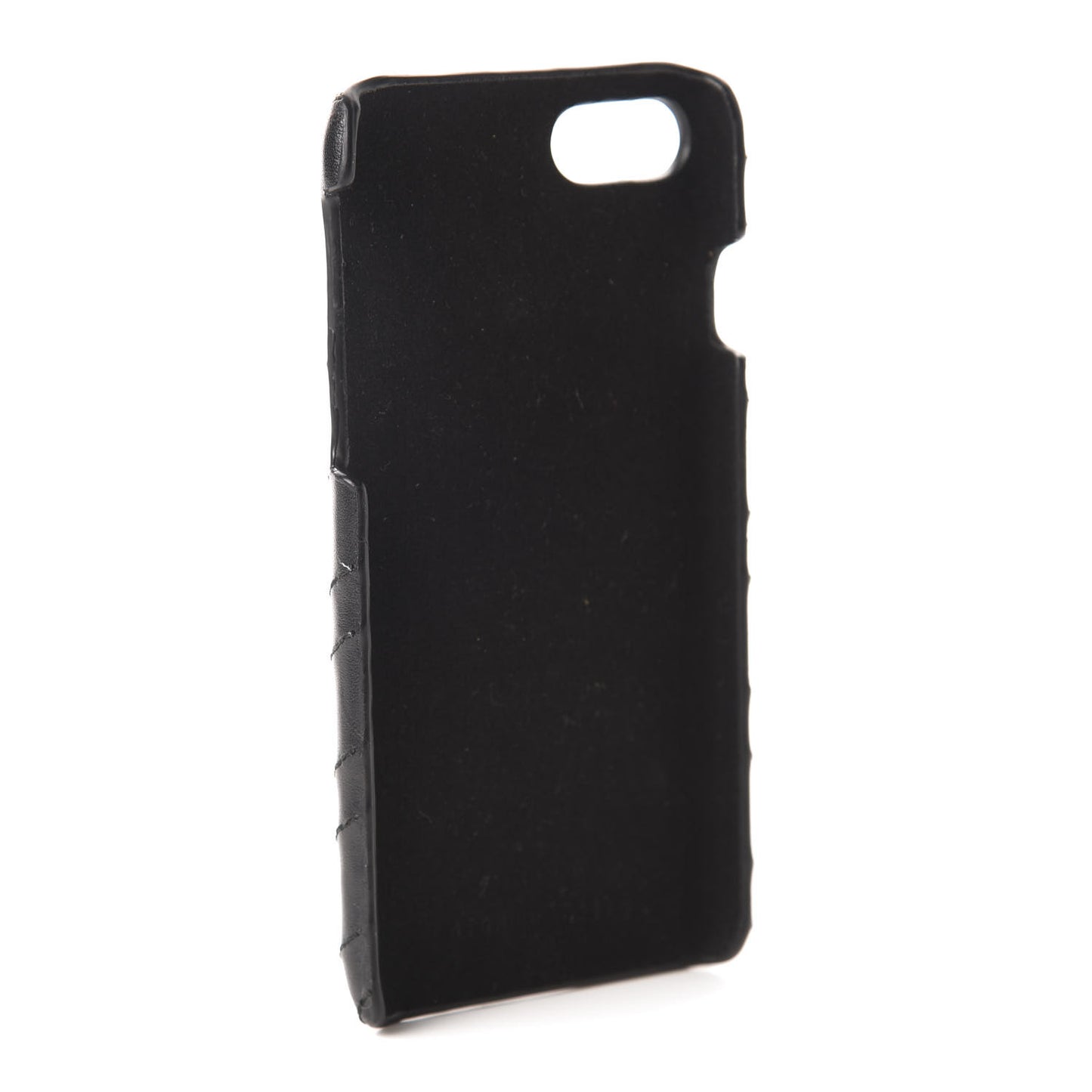 Calfskin Matelasse Animal Studs GG Marmont iPhone 7/8 Case Black