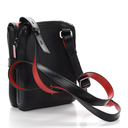 Christian Louboutin Calfskin Rubber Bench Reporter Loubi Black 3 of 11