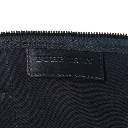 Burberry Haymarket Check Duffle Bag Black 5 of 10