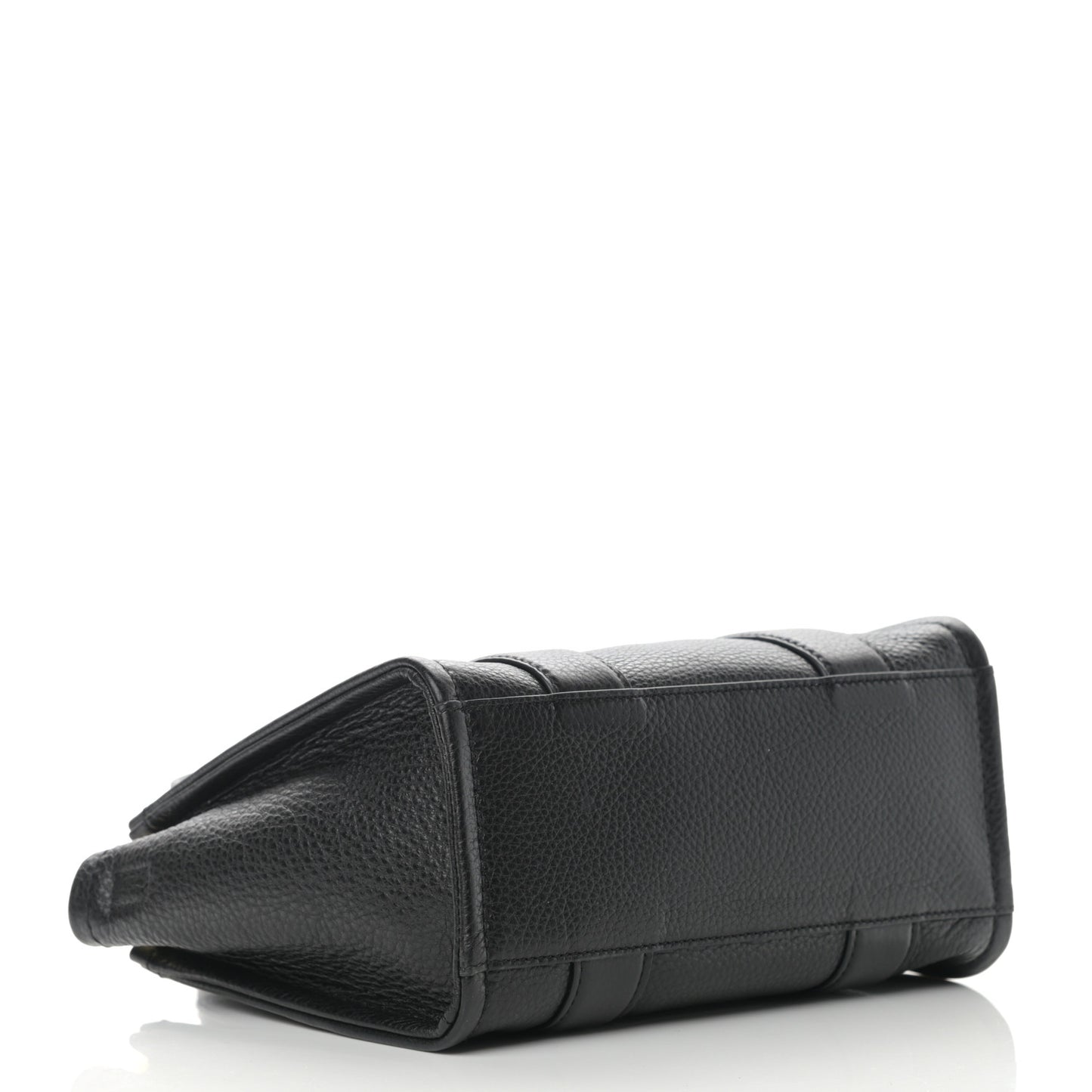 Grained Calfskin Small The Tote Bag Black