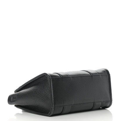 Marc Jacobs Grained Calfskin Small The Tote Bag Black 4 of 17