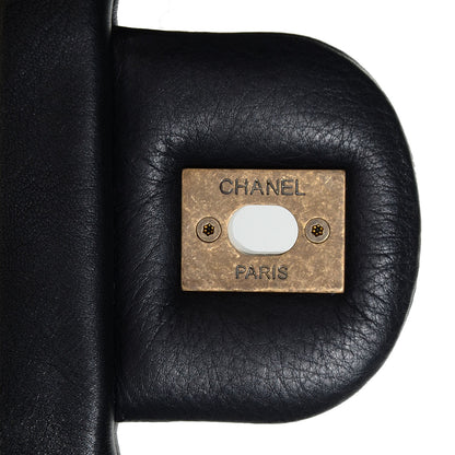 Chanel Calfskin Quilted Medium CC Crown Flap Black 6 of 10