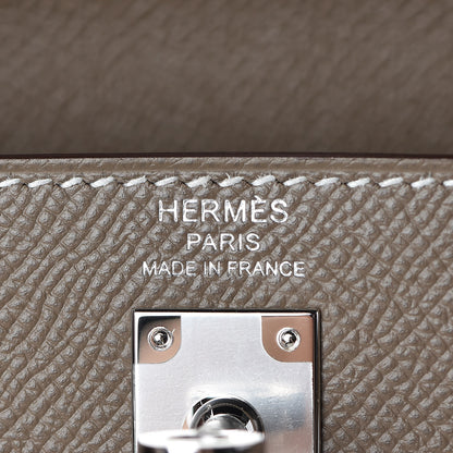 Hermes Epsom Kelly Sellier 25 Etoupe 19 of 38
