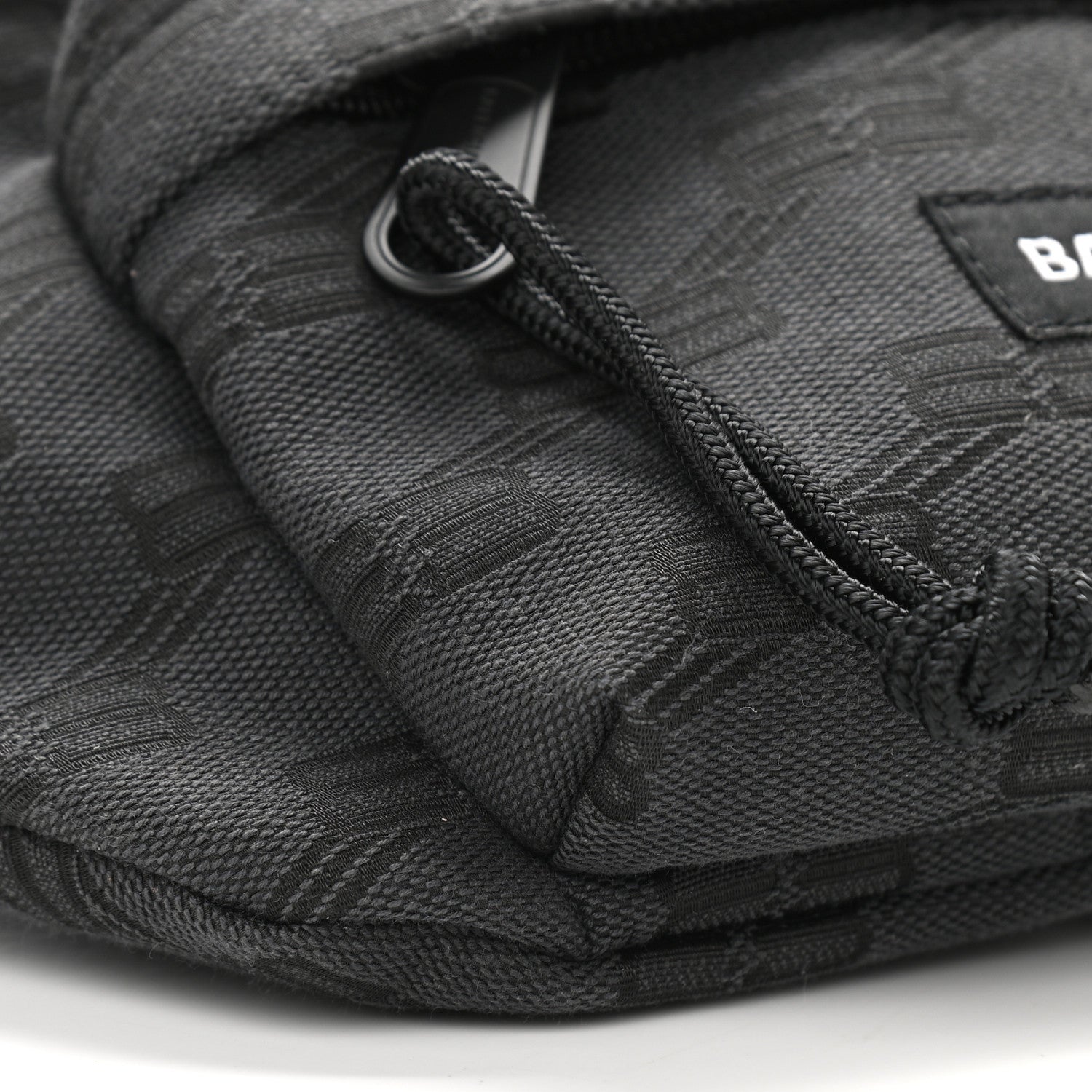 Balenciaga Canvas BB Monogram Medium Signature Beltpack Black 8 of 10